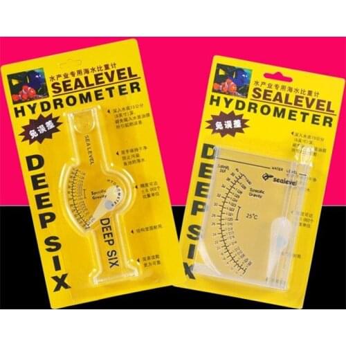 New Accurate Hydrometer Salinity Meter For Aquarium Fish Tank Marine Sea Saltwater Retail/Wholesale