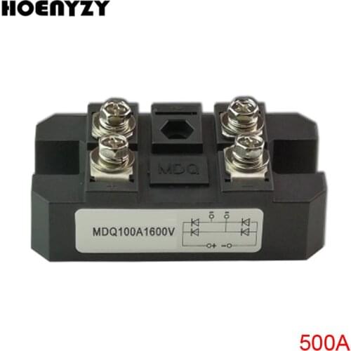 MDQ Series Single Phase Bridge Modules MDQ500A 500A Amp 1600V 1-Phase Diode Rectifier Copper Base