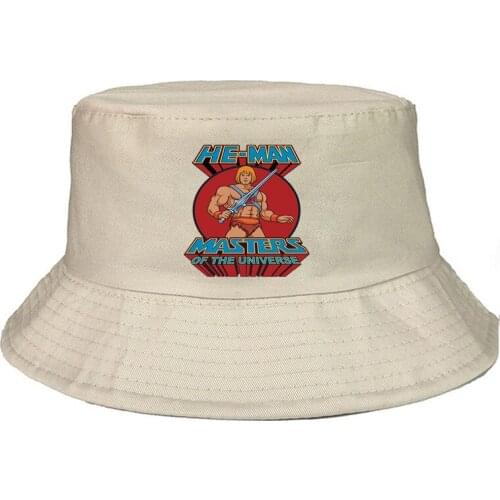 He-Man and the Masters of the Universe print Simple Style Fisherman cap Panama Street Side Seaside Beach Tourism Bucket Hat