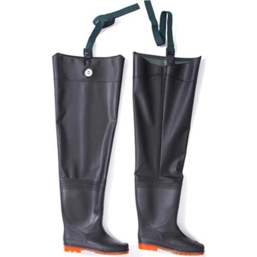 Fly Fishing Strap Light Rubber Waterproof Pants Outdoor Hunting in Water Tendon Waist Waders Thick Waterproof Wear-resistant