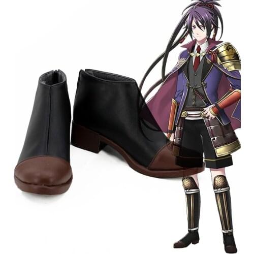 Touken Ranbu Online Fudou Yukimitsu Cosplay Boots Shoes Custom Made