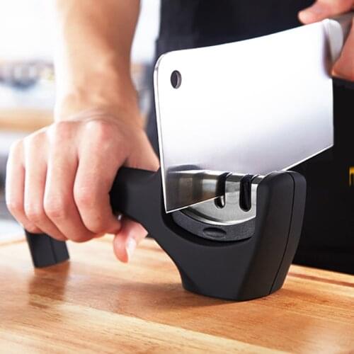 3 Stages Knife Sharpener Professional Whetstone Kitchen Sharpening Stone Tungsten Diamond Grinder Accessories For All Knives