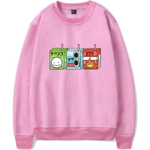 Dream Georgenotfound milk carton O-Neck Letter Pattern Printed Harajuku Comfortable Cotton Hoodie Unisex O-Neck Hoodie