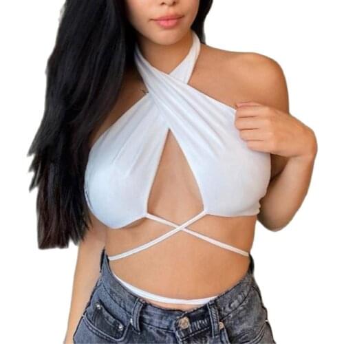 Womens Tube Top Womens Halter New Stylish Design Soft Breathable Comforter Womens Tank Tops