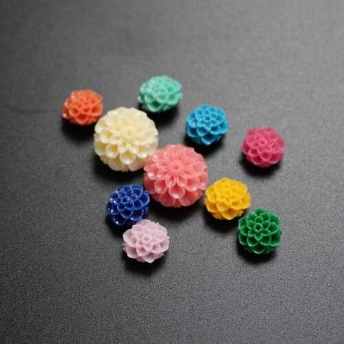 20 pieces/lot) 10/12 15MM Daisy flower Artificial coral Beads Multi-color for Jewelry making DIY accessoires