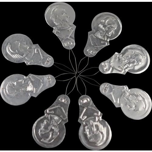 50Pcs/lot Bow Wire Needle Threader Stitch Insertion Machine Hand Sewing Thread Leading Tool