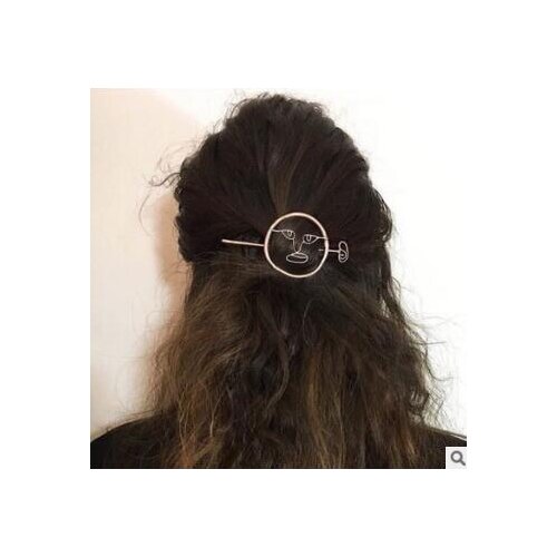 60pcs/lot DIY Simple Multi Creative Facial Makeup Hairpins Alloy 2 Styles Hair Clips Hair Styling Tools Accessories HA893