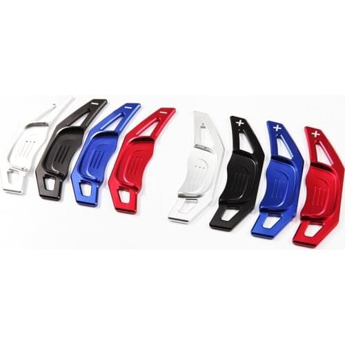 Car Aluminum Alloy Steering Wheel Shift Paddle Extension For VW Golf GTI R MK7 GTI and Scirocco and Sagitar GLI 2015 -2017 Auto