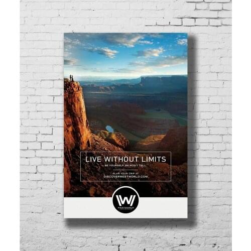 B010 Westworld Hot New USA TV Series Show Hot Silk Cloth Poster Art Bedroom Decoration