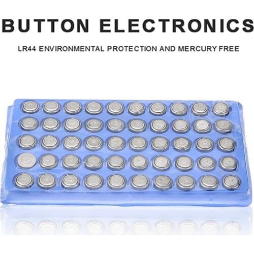 Mayitr 50pcs Button Battery LR44 AG13 L1154 357 SR44 1.5V Cell For Toys Flashlight Watches Electronic Clock