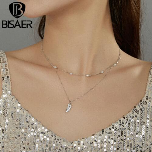 BISAER Pearl Necklaces For Women