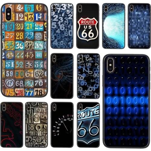Soft Mobile Phone Bags Digits Background Cus for Huawei Honor V40 10X Lite Case Honor 8x 9s 10 20 Lite 10i 20i 30 9A 8X