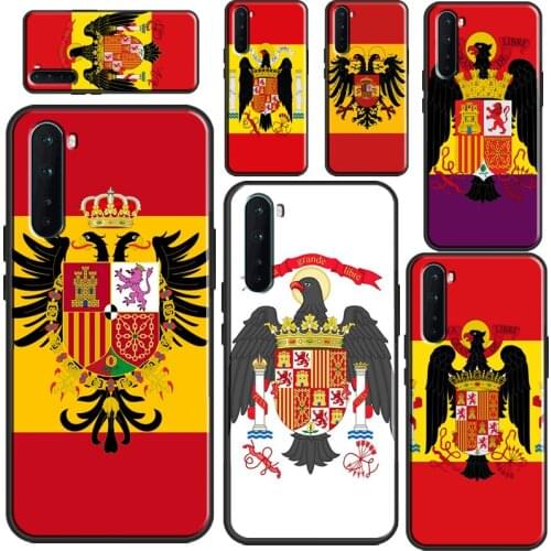 Spain Flag Coat of Arms Case For OnePlus 9 Pro 8 Pro Nord 7T 8T Cover For OPPO Realme 6 Pro 7 8 Pro GT C3 C11 C15