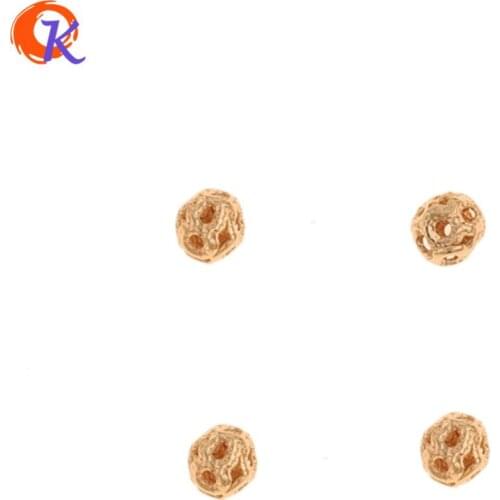 Cordial Design 300Pcs 4*4MM Jewelry Accessories/DIY Making/Ball Shape/Genuine Gold Plating/Hand Made/Jewelry Findings Component