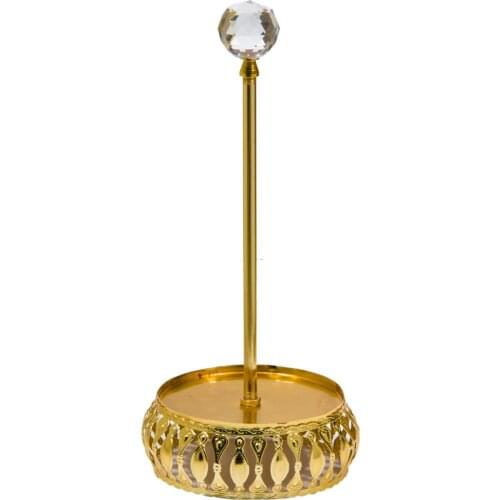 Gold Color Crystal Strass Roll Paper Towel Holder