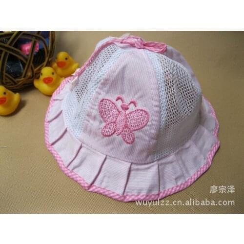 Fotografia Aderecos Bebe Princess Touca Infantil Cap Touca De Bebe Newborn Cap Summer Mesh Sunshade Head Wear Animal Spring Wild