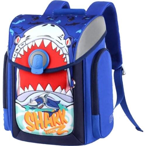 2020 New design childrens schoolbag Girls Boys Cartoon School Backpacks kid Orthopedic backpack Primary Shark mochila escolar