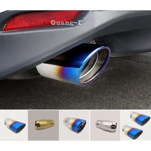 For Toyota New Camry XV70 2017 2018 2019 2020 Car Styling Stainless Steel Cover Muffler Pipe Outlet Dedicate Exhaust Tip Tail