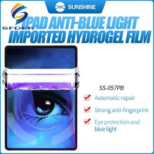 SUNSHINE SS-057PB IPad Tablet Anti-blue Light Flexible Hydrogel Film For SS-890C Cutting Machine Mobile Phone Protective Film