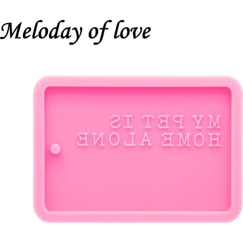 Glossy Silicone Pet pendant Resin Mold for Keychain , Epoxy Jewelry Resin Casting Moulds , Clay Molds in Sculpture DY0842