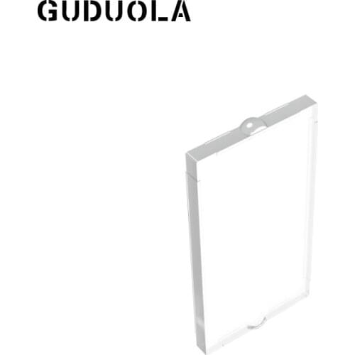 Guduola Glass for 1x2x3 Window 35287/60602( Frames/Windows/Walls and Doors) MOC Building Block Toys Parts 20pcs/LOT