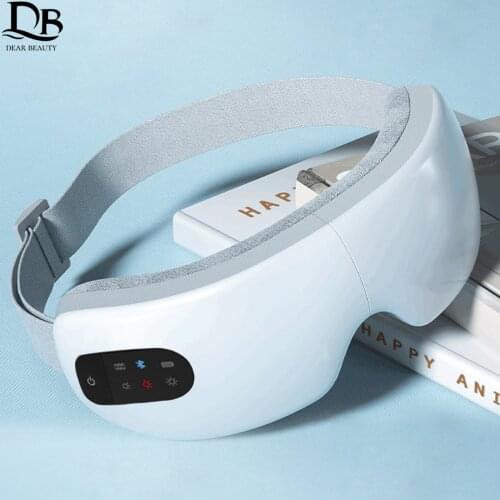 Smart Electric Eye Massager Air Pressure Hot Compress Massage Glasses Vibration Eyes Massage Care Device For Tired Eyes