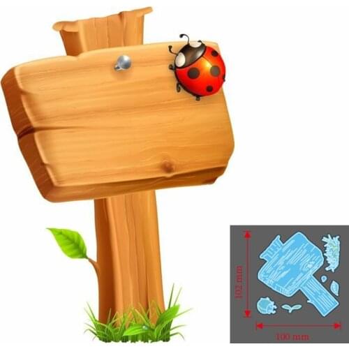 Metal Cutting Dies Street sign DIY Scrapbooking Paper Cards Decorative Craft Embossing