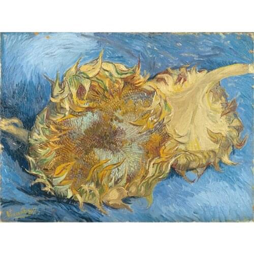 Landscape Van Gogh DIY 11CT Cross Stitch Embroidery Kits Needlework Craft Set Printed Canvas Cotton Thread Home Dropshipping