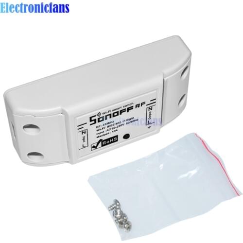 Sonoff 433mHz RF Wifi Smart Remote Control Switch AC220V/10A Modified Internet of Things Switches Module For Intelligent Home