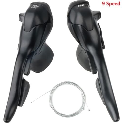 NEW Trip Shifters 9 Speed Road Bike Cycling Bicycle Derailleur Shift Lever Compatible for Cycling