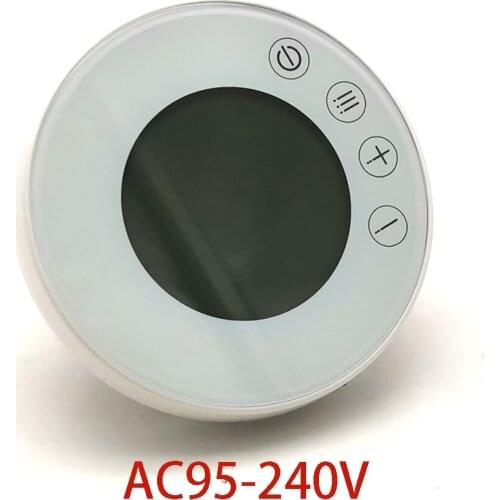 Round Shape X7H-GB White 95-240V 16A Thermostat for Electric and Water Heating Temperature controller