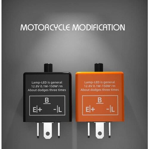 Universal 12V 3 Pin CF-14 JL-02 Motorcycle LED Flasher Blinker Relay Automobile Turn Signal Light Relay Motorcycle Switch