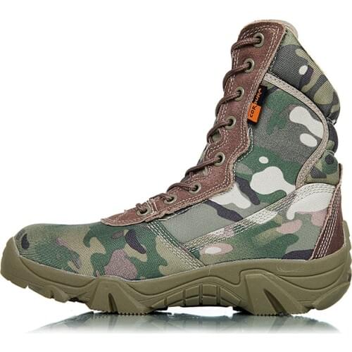 All Season Army Boots For Man Non-Slip Combat Boots Shoes Men Camouflage Hiking Shoes Military Tactical Desert Boots AA60619