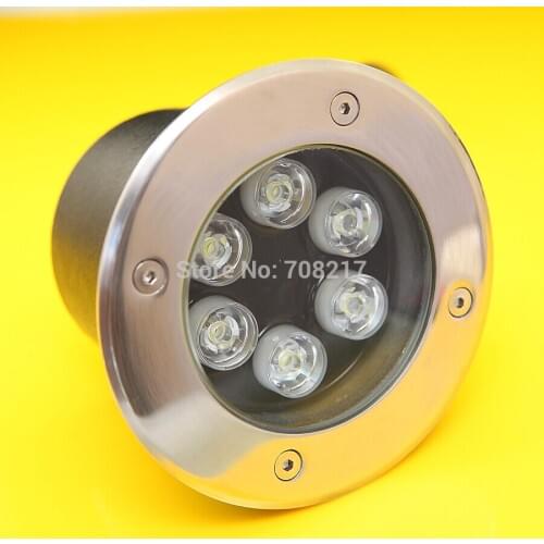 High Quality LED Underground Light AC85-265V/DC12V 6X2W LED Deck Light 12W Led Garden Lamp Warm White/White/Red/Gree/Blue/RGB