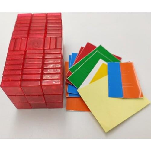 WitEden 3x3x17 I II Transparent Red Limited Edition With DIY sticker Cubo Magico Black Gift Idea Educational Toy