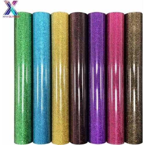 XFX HTV Free Shipping 25x150cm Cricut Film Heat Fluorescence Press Silhouette Paper Art Print on TShirt Vinyl Heat Transfer Iron