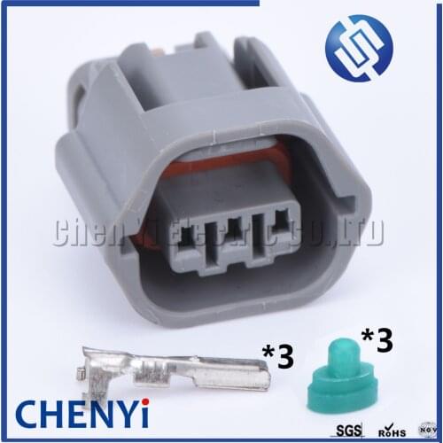 1 set 3 pin car waterproof auto connector MG641295-4 (1.2) female Sensor electric wiring cable Plug