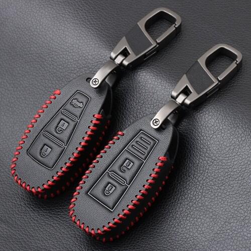 2/3 Buttons Leather Car Key Cover Case For Suzuki Vitara Swift Ignis Kizashi SX4 Baleno Ertiga 2016 2017 2018 2019