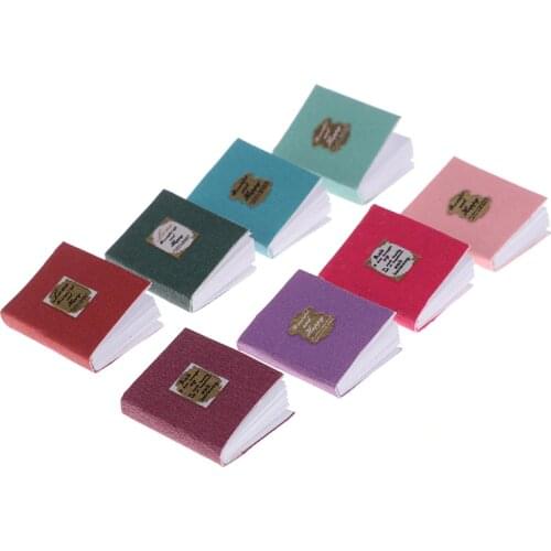 4Pcs/set Mini Classical Books Model Toys 1:12 Dollhouse Miniature Furniture Accessories Color Random