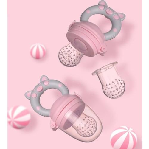 Toddler Nibbler Baby Pacifier Feeder Cup Kids Boy Girl Fruit Nipples Feeding Safe Infant Baby Supplies Nipple Soother Bottles