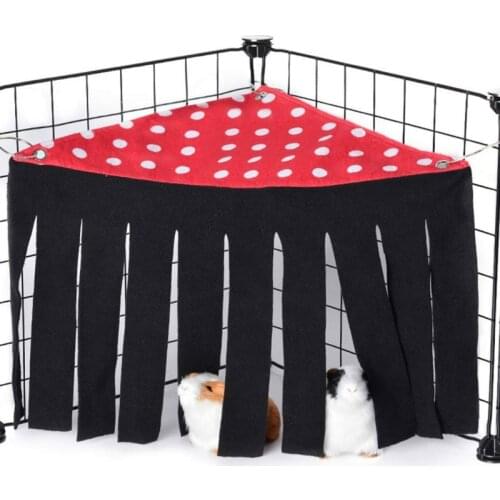 Pets Hideout Hamster Tassels Hideaway Pet Tent Tassel Corner Cage For Guinea Pig Ferret Chinchilla Hedgehog Rat Squirrel Rabbit