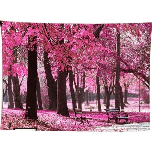 Pink Cherry wall tapestry decorations for home plant tapestry drap mural drop shipping big tapestry