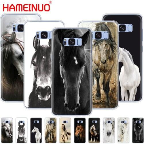 HAMEINUO Fine horse art cell phone case cover for Samsung Galaxy S9 S7 edge PLUS S8 S6 S5 S4 S3 MINI