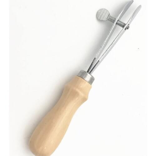 Hand Sewn Leather Tools Edge mark making device Carvin Pressure Side of Leather Indentation Device Hot Edge Scribing JYD0003