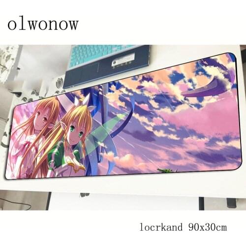 Sword Art Online pad mouse big computador gamer mouse pad 90x30cm padmouse Halloween Gift mousepad ergonomic gadget office mats