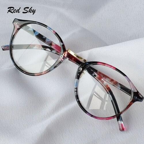 Round Optical Glasses Frame Men Women Retro Clear Lens Fake Glasses Myopia Computer Eyeglasses Frame Tortoise Spetacles