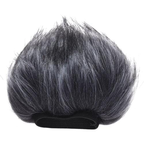 12cm*12cm (L*D) EY-M23 Furry Outdoor Microphone Windscreen Artificial Fur Muff Wind Cover for Zoom H1 H2N H4N Pro H6 for Sony