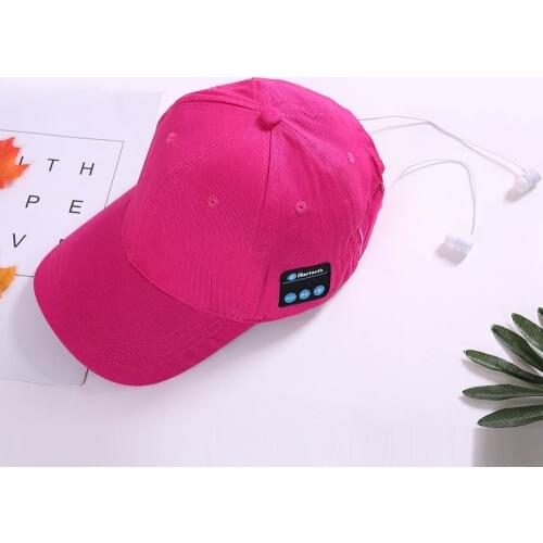Fashion Casual mens And womens Bluetooth Hat Outdoor Sports Baseball Cap Call Music Visor Solid Color Simple For Running