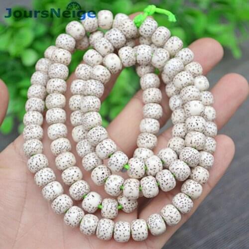 Wholesale Hairy Feeling Xingyue Natural Bodhi Bracelets 108 Buddha Barrel Beads Hand String Necklace DIY Buddhism Jewelry