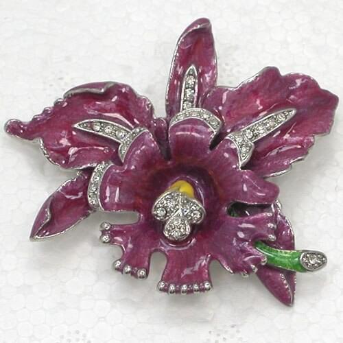 Wholesale Bridal Wedding Flower brooch Rhinestone Pin brooches C101850